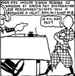 le casier judiciaire de Tintin