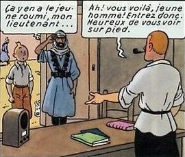 Tintin entre en scne