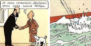 Tintin au Congo pages 4 et 6