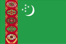 drapeau du Turkmnistan