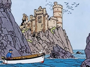 Le château de Ben More sur l'Île Noire