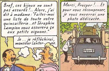 monsieur Lanterne et Prosper le domestique