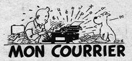 Le courrier de Tintin