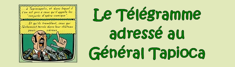 titre tlgramme Tapioca