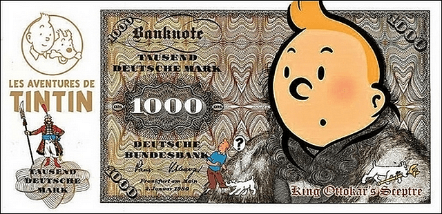 BILLET DE 1000 DEUTSCHE MARK (MISSION SPCIALE)