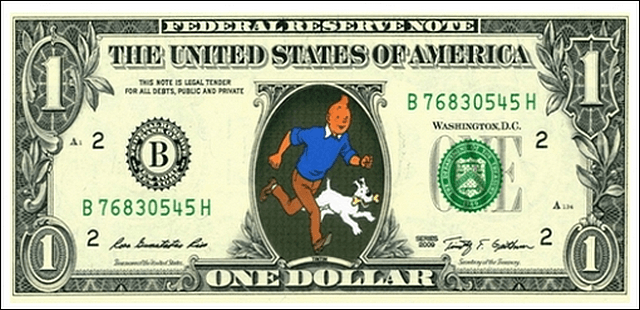 BILLET DE 1 DOLLAR US (MISSION SPCIALE)